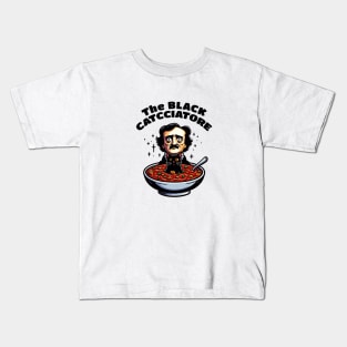 Edgar Allan Poe The Black Cat Catcciatore Kids T-Shirt